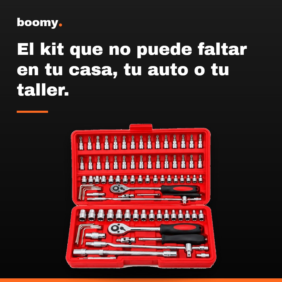 Kit de Herramientas 46 Piezas con Maletín