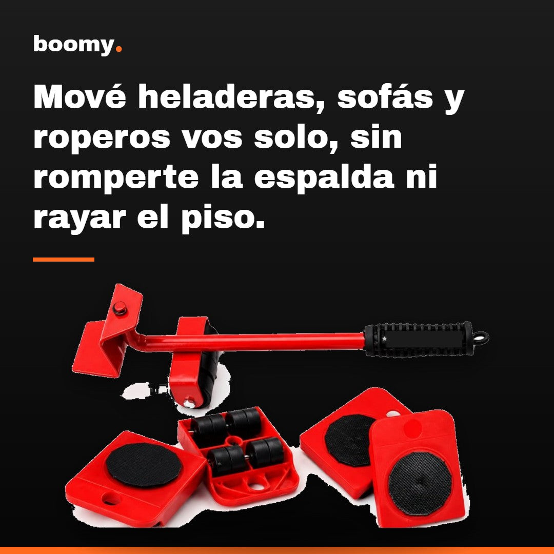 Kit Levanta y Mueve Muebles Pesados sin Esfuerzo